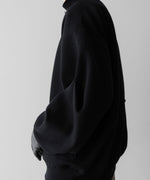 画像をギャラリービューアに読み込む, ssstein(シュタイン)のOVERSIZED DOUBLE KNIT ZIP JACKET - BLACK×BLACKの公式通販サイトsession福岡セレクトショップ
