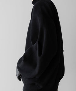 ssstein(シュタイン)のOVERSIZED DOUBLE KNIT ZIP JACKET - BLACK×BLACKの公式通販サイトsession福岡セレクトショップ