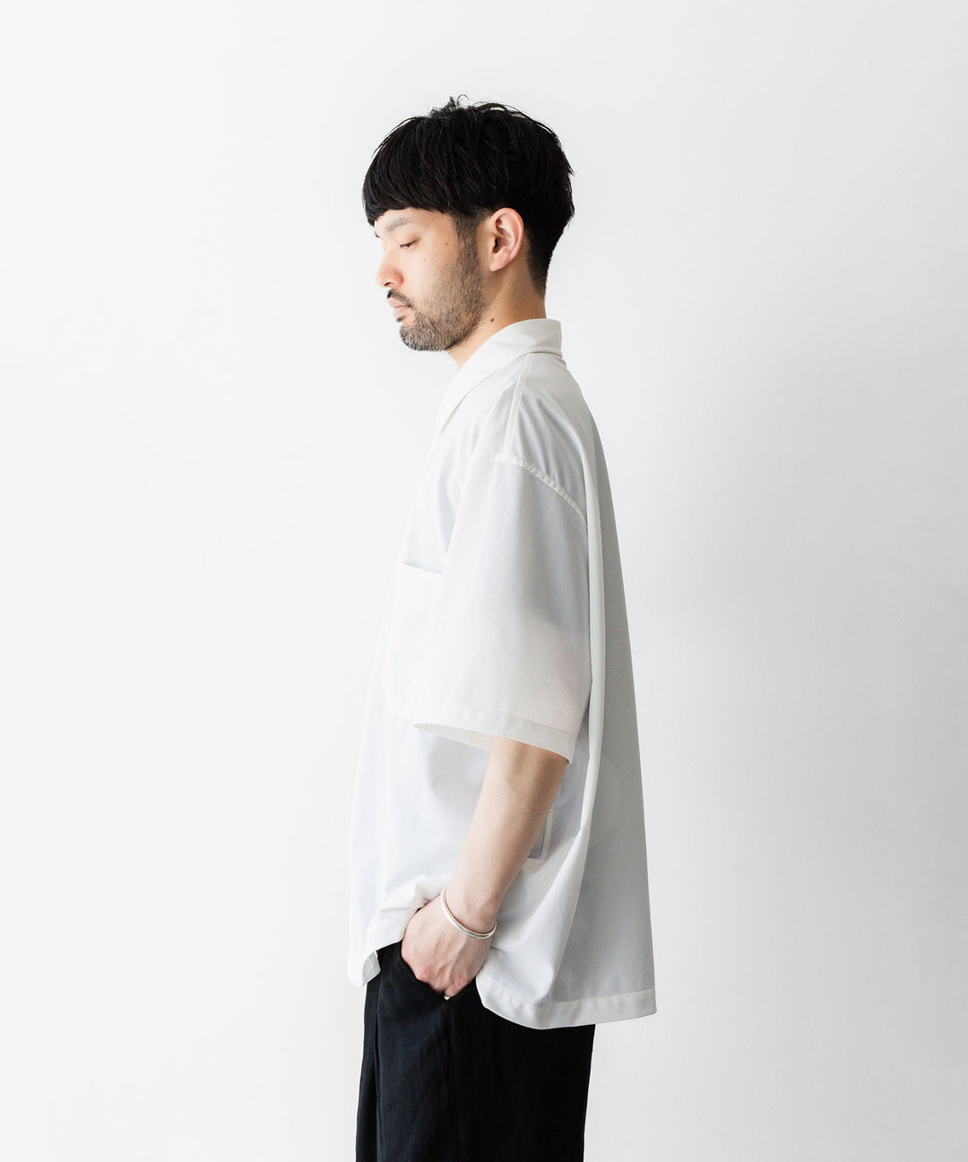KANEMASA PHIL. カネマサフィルの36G NYLON BALISE SS SHIRTのWHITE DYEの公式通販サイトsession福岡セレクトショップ