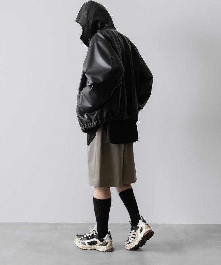 ssstein(シュタイン)の WIDE EASY SHORT TROUSERS(2/90 WOOL GABARDINE) - TAUPE BEIGEの公式通販サイトsession福岡セレクトショップ
