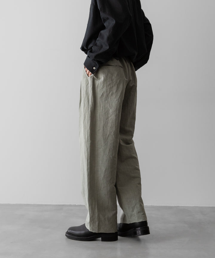 ssstein(シュタイン)のLI/NY POPLIN WIDE EASY TROUSERS - BEIGE GREYの公式通販サイトsession福岡セレクトショップ