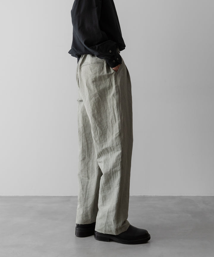 ssstein(シュタイン)のLI/NY POPLIN WIDE EASY TROUSERS - BEIGE GREYの公式通販サイトsession福岡セレクトショップ