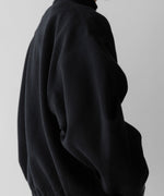 画像をギャラリービューアに読み込む, ssstein(シュタイン)のOVERSIZED DOUBLE KNIT ZIP JACKET - BLACK×BLACKの公式通販サイトsession福岡セレクトショップ
