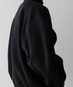 ssstein(シュタイン)のOVERSIZED DOUBLE KNIT ZIP JACKET - BLACK×BLACKの公式通販サイトsession福岡セレクトショップ