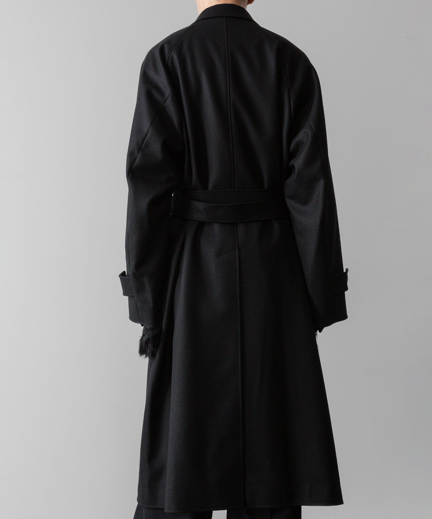 ssstein(シュタイン)の24AWコレクション OVERSIZED POCKET COAT (POCKET FUR) - BLACK 公式通販サイトsession福岡セレクトショップ