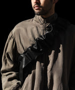 画像をギャラリービューアに読み込む, ssstein(シュタイン)のSHIRRING HANDLE LEATHER SHOULDER BAG - BLACKの公式通販サイトsession福岡セレクトショップ
