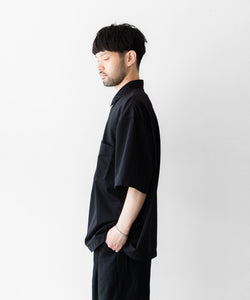 KANEMASA PHIL.】36G NYLON BALISE SS SHIRT - BLACK DYE | 公式通販
