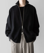 画像をギャラリービューアに読み込む, ssstein(シュタイン)のOVERSIZED DOUBLE KNIT ZIP JACKET - BLACK×BLACKの公式通販サイトsession福岡セレクトショップ
