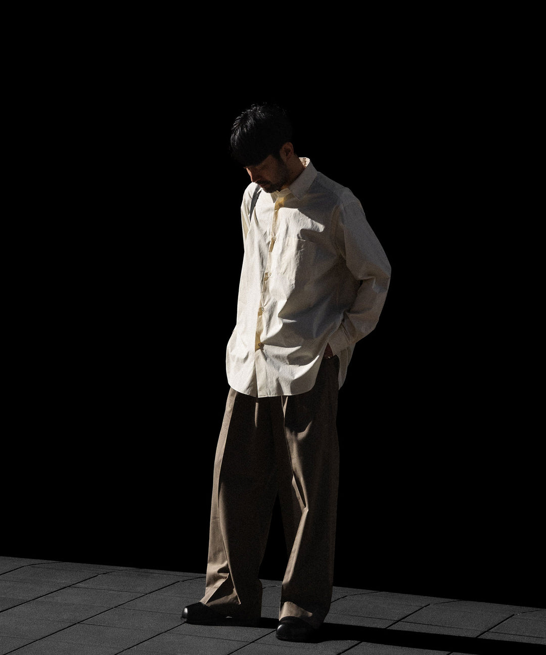 ssstein(シュタイン)のSUVIN COTTON OVERSIZED REGULAR COLLAR SHIRT - YELLOWの公式通販サイトsession福岡セレクトショップ