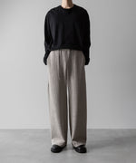 画像をギャラリービューアに読み込む, VEIN ヴェインのWO/PE QUARTER GAUGE KNIT EASY WIDE TROUSERS - X.OFF WHITEの公式通販サイトsession福岡セレクトショップ
