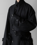 画像をギャラリービューアに読み込む, ssstein(シュタイン)の24AWコレクション OVERSIZED POCKET COAT (POCKET FUR) - BLACK 公式通販サイトsession福岡セレクトショップ
