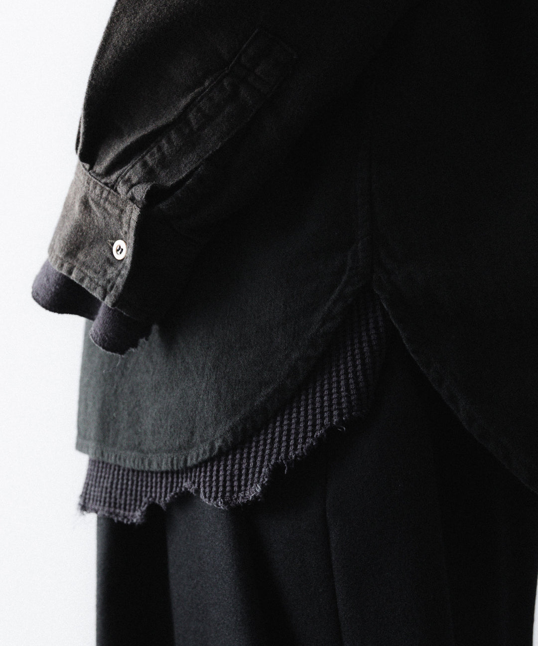 concause-コンコースのSKIPPER SHIRT(SOLID)のBLACK公式通販サイトsession福岡セレクトショップ