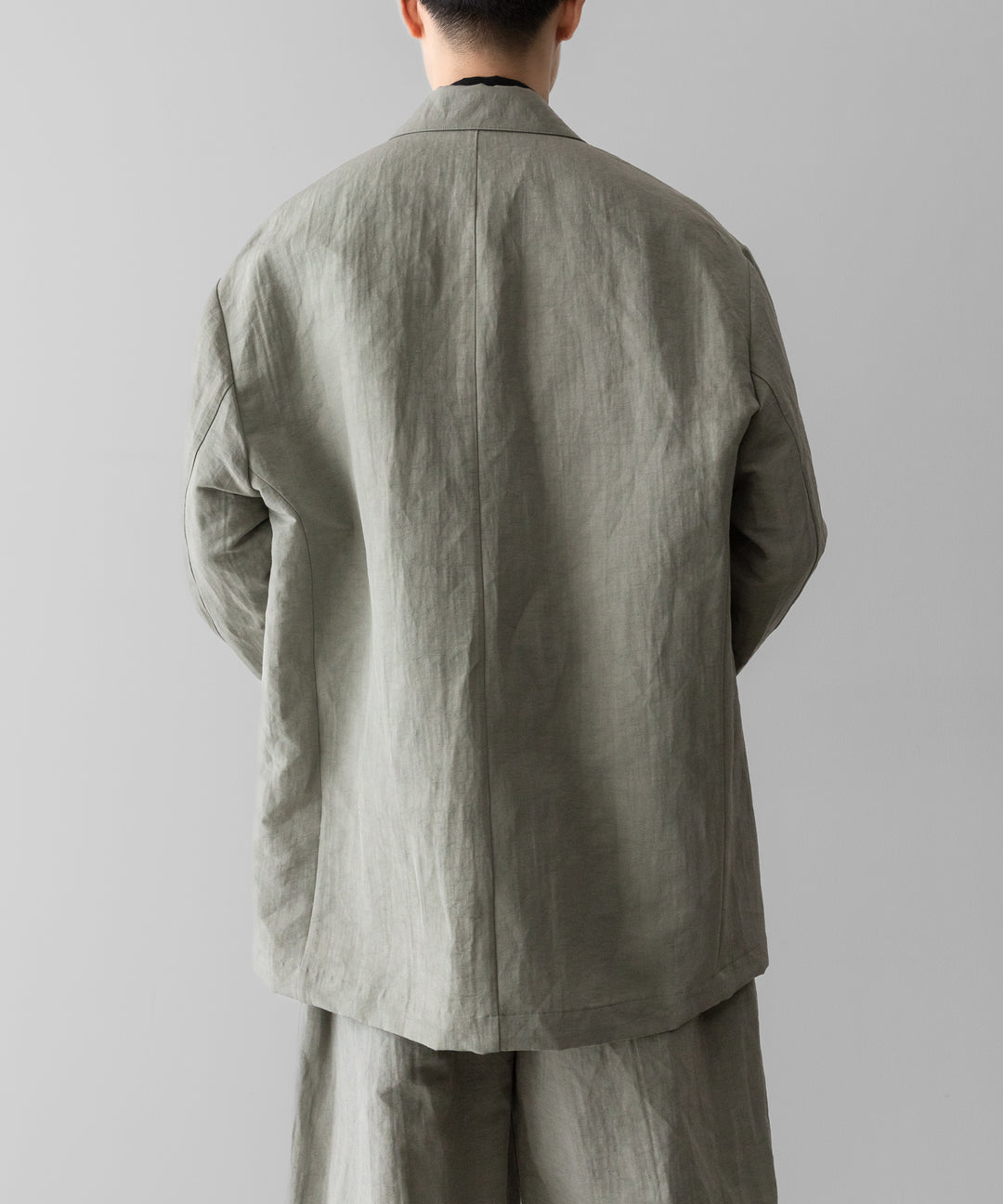 ssstein(シュタイン)のLI/NY POPLIN SINGLE BREASTED JACKET - BEIGE GREYの公式通販サイトsession福岡セレクトショップ

