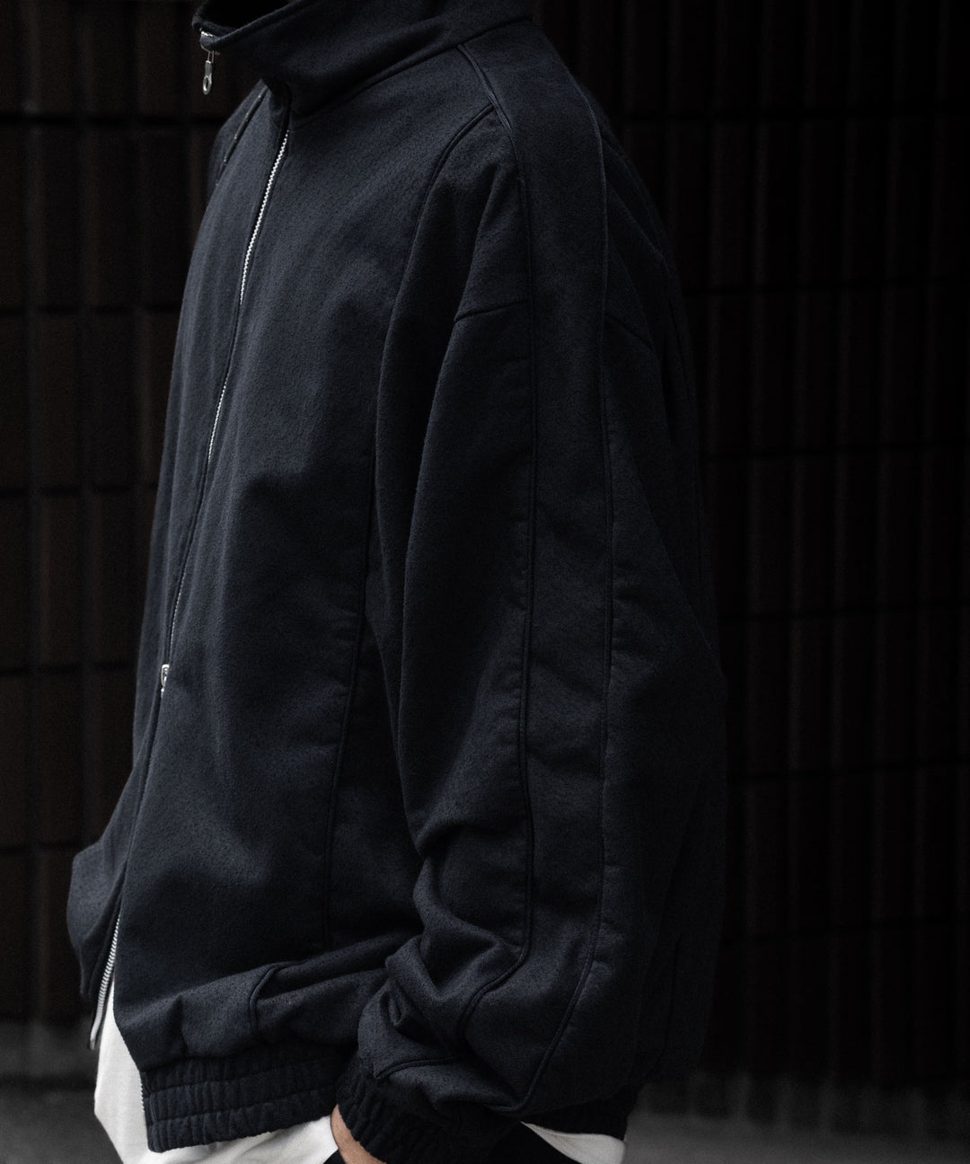KANEMASA PHIL. カネマサフィルの36G NEEDLE PUNCH PIPING BLOUSONのBLACKの公式通販サイトsession福岡セレクトショップ