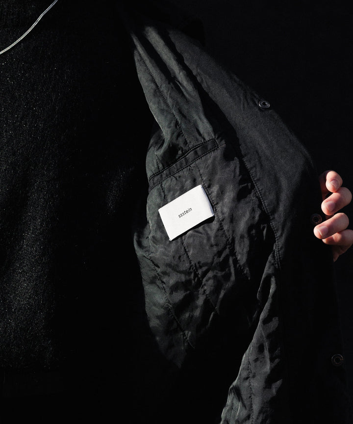 ssstein(シュタイン)のCOTTON RAYON VINTAGE COACH JACKET - BLACKの公式通販サイトsession福岡セレクトショップ