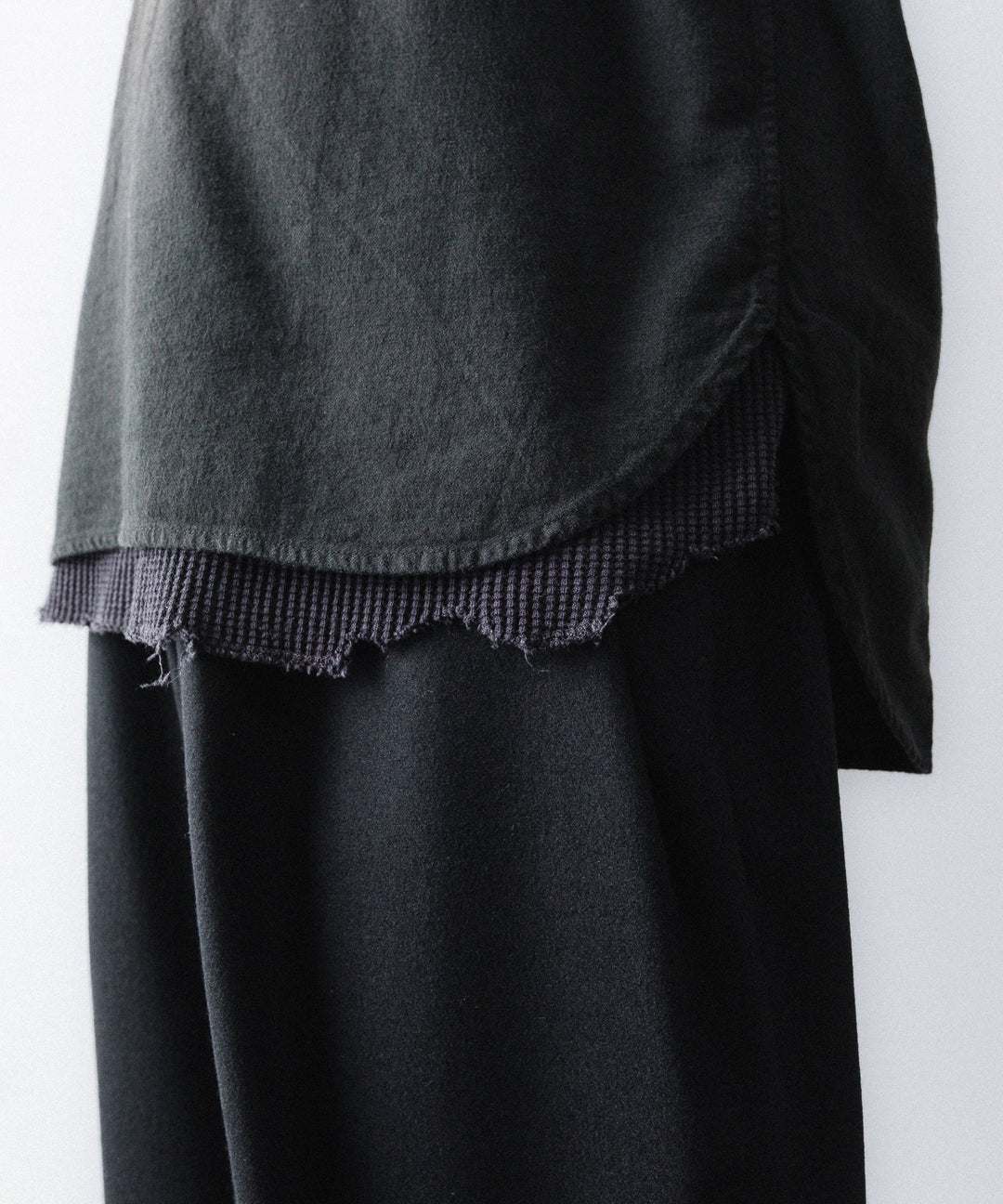 concause-コンコースのSKIPPER SHIRT(SOLID)のBLACK公式通販サイトsession福岡セレクトショップ