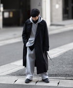 画像をギャラリービューアに読み込む, 【ssstein】COTTON DOUBLE KNIT TUCKED ZIP HOODIE - TOP GREY
