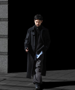 VEIN ヴェインのWO DOUBLE MELTON MAXI COAT - BLACKの公式通販サイトsession福岡セレクトショップ