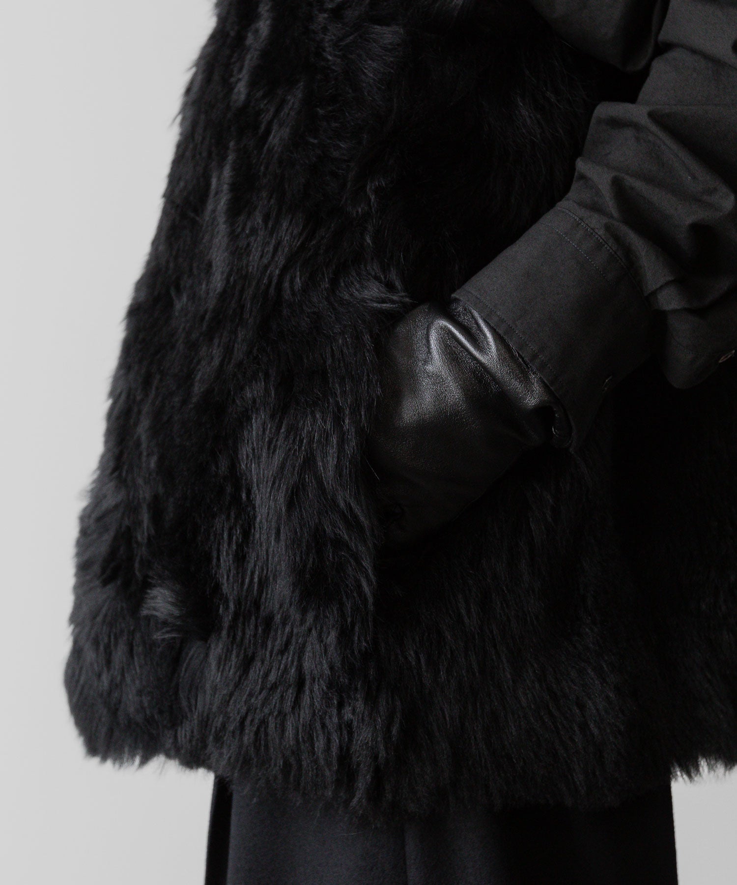 ssstein(シュタイン)の24AWコレクション SHEEP FUR VEST - BLACK 公式通販サイトsession福岡セレクトショップ