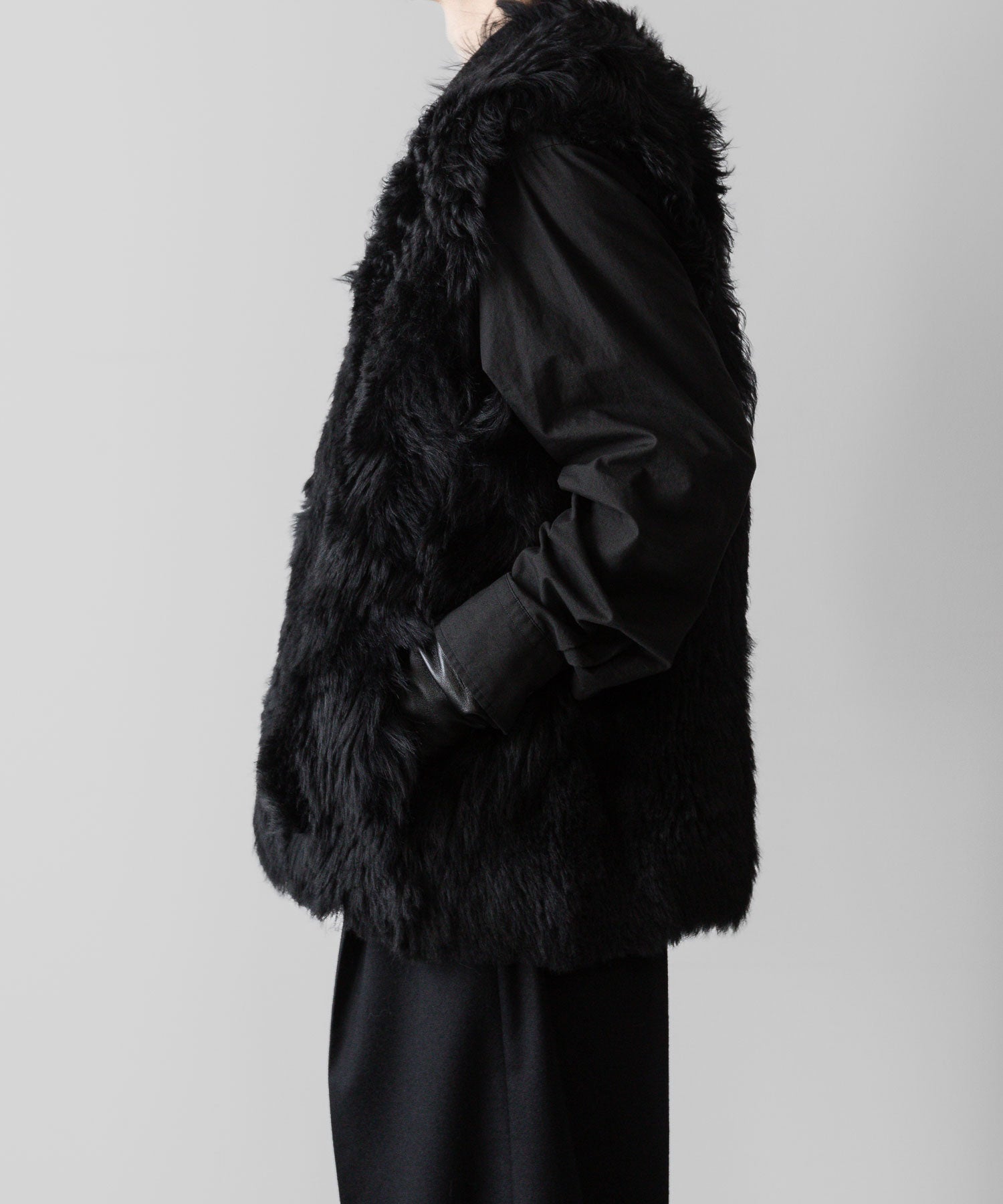 ssstein(シュタイン)の24AWコレクション SHEEP FUR VEST - BLACK 公式通販サイトsession福岡セレクトショップ