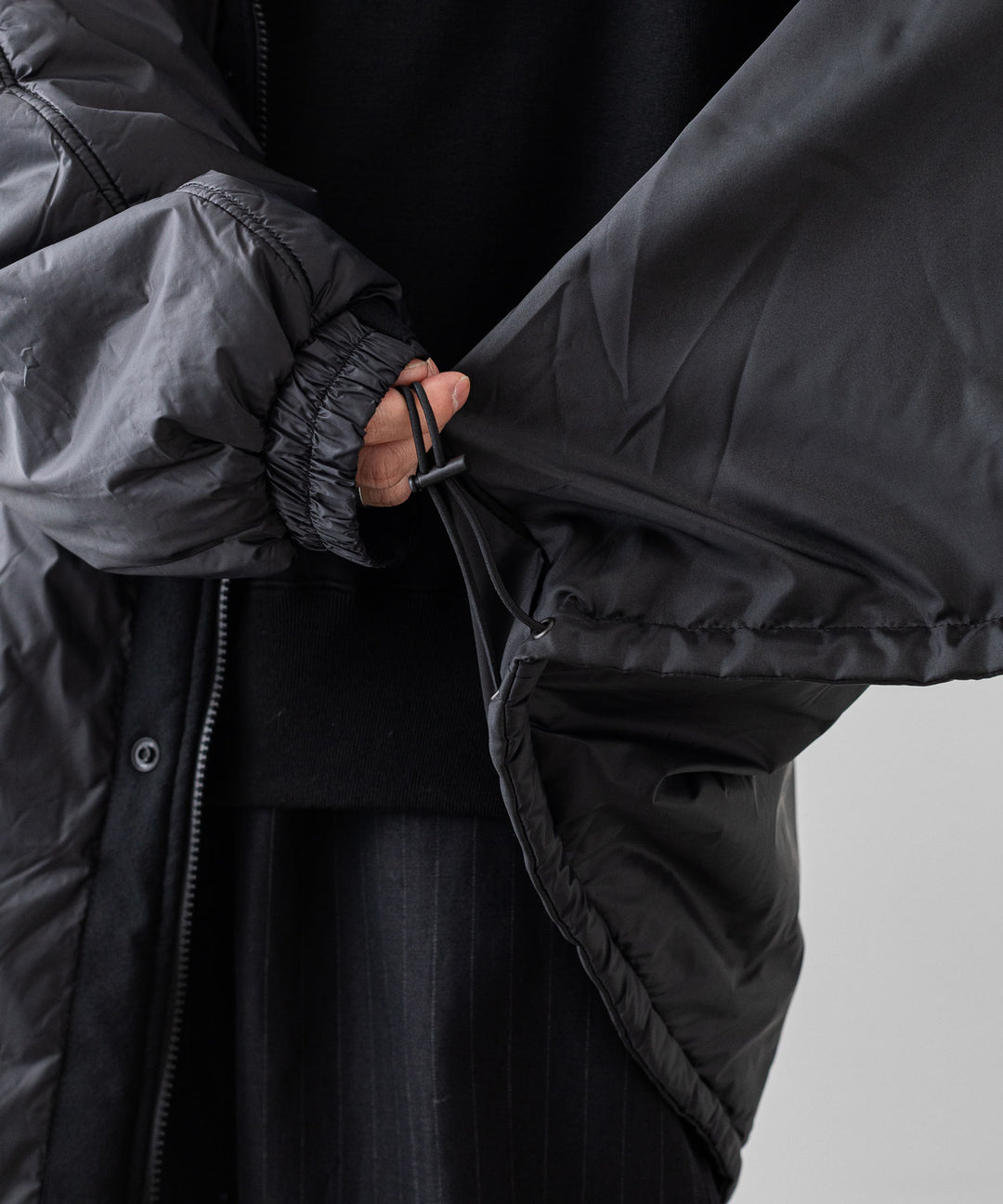 stein(シュタイン)の23AWコレクションPADDED MONSTER JACKETのBLACK 