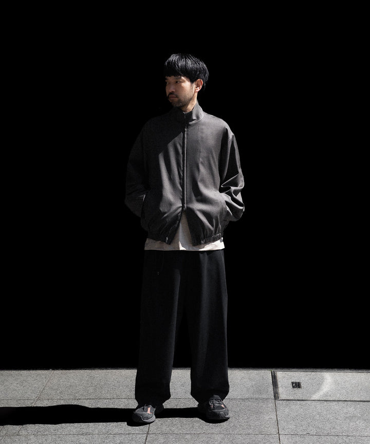 ssstein(シュタイン)のEXTRA FINE WOOL SHIRRED LIGHT ZIP JACKET - BROWN GREYの公式通販サイトsession福岡セレクトショップ