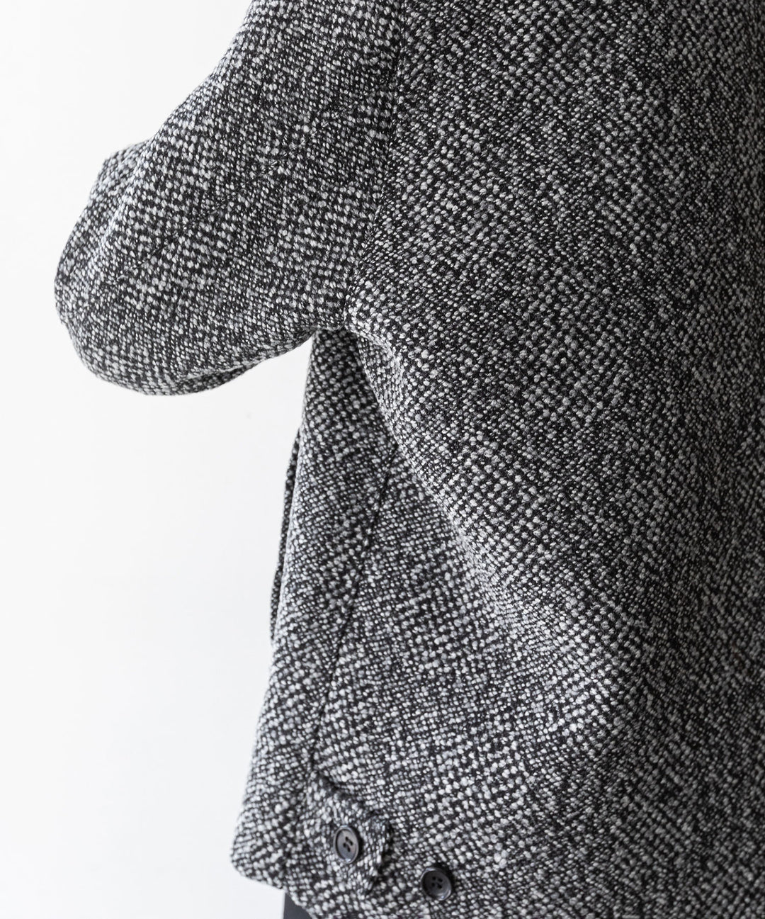 INTÉRIM インテリム 23AW LIMITED BIG DOT DONEGAL HARRINGTON JACKET - GRAY DOTS sessionセッション福岡セレクトショップ 公式通販サイト