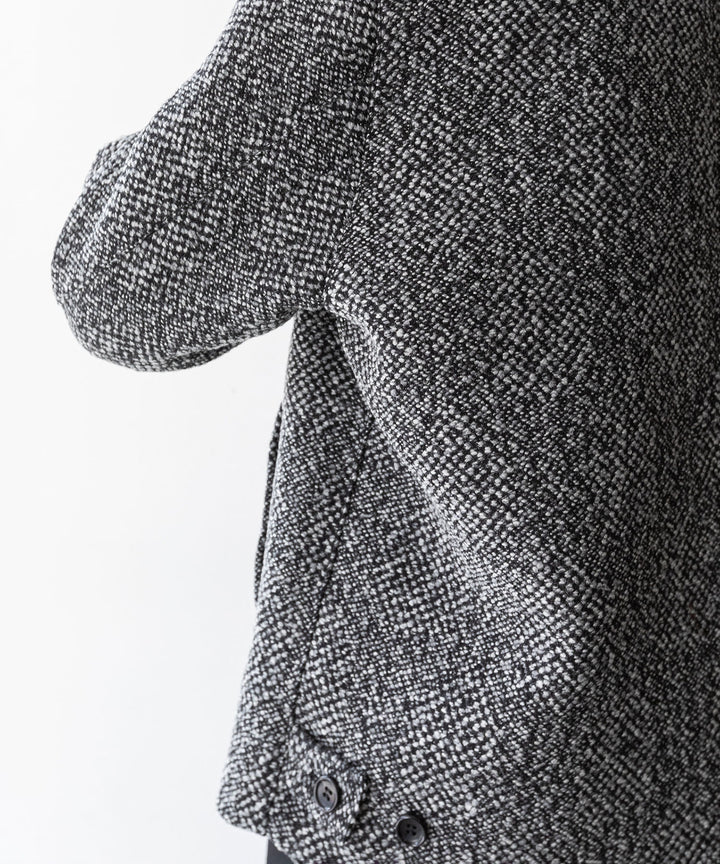 INTÉRIM インテリム 23AW LIMITED BIG DOT DONEGAL HARRINGTON JACKET - GRAY DOTS sessionセッション福岡セレクトショップ 公式通販サイト