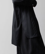 画像をギャラリービューアに読み込む,  ANTHEM Aアンセムエー のVISCOSE TWILL SHAPE LINE SHIRT - BLACKの公式通販サイトsession福岡セレクトショップ
