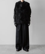 画像をギャラリービューアに読み込む, ssstein(シュタイン)の24AWコレクション SHEEP FUR VEST - BLACK 公式通販サイトsession福岡セレクトショップ
