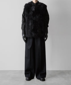 ssstein(シュタイン)の24AWコレクション SHEEP FUR VEST - BLACK 公式通販サイトsession福岡セレクトショップ