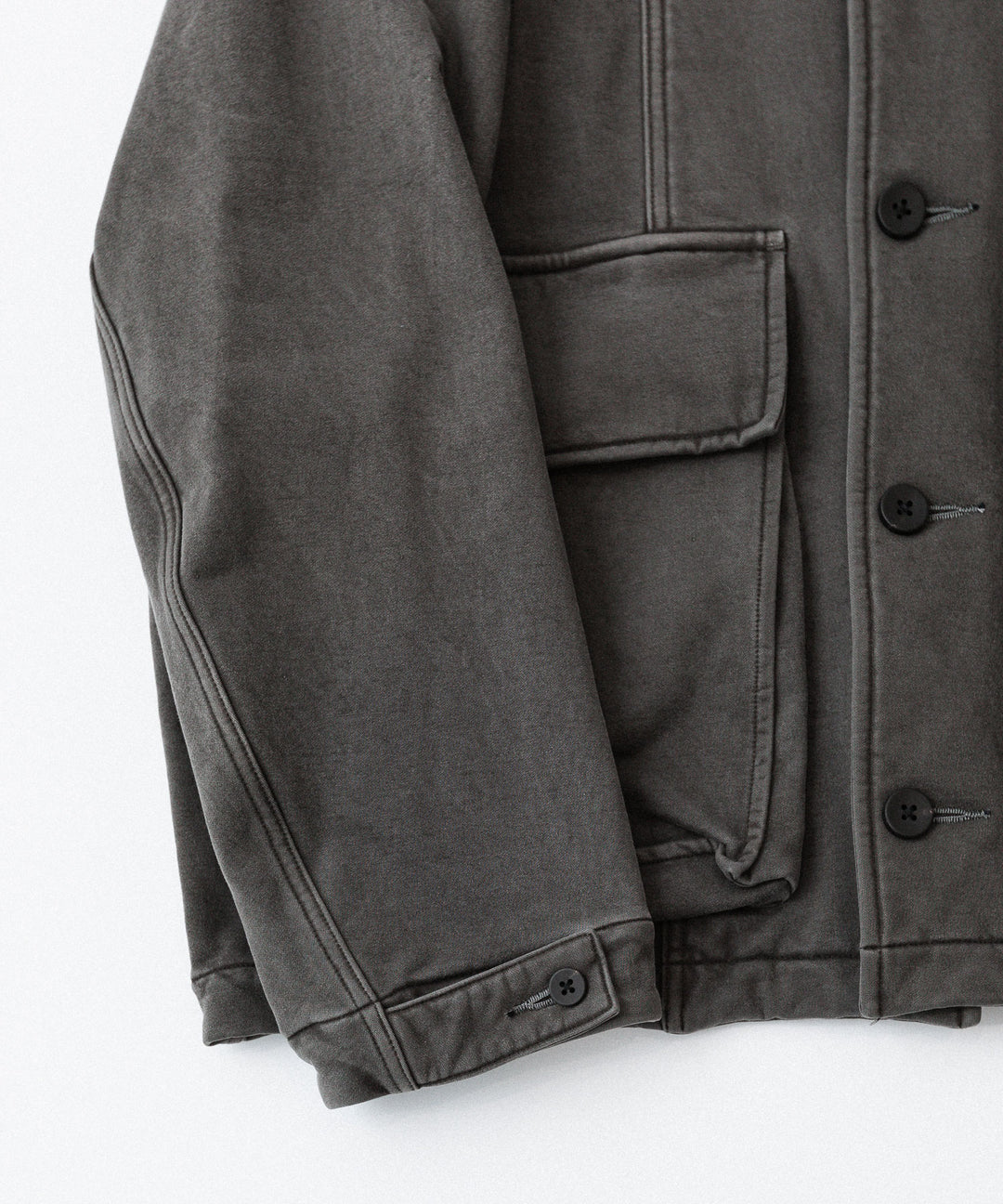 KANEMASA PHIL. カネマサフフィル36G FINE SWEAT WORK JACKETのCHARCOAL PIGMENT公式通販サイトsession福岡セレクトショップ