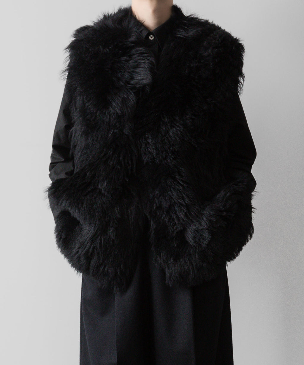 ssstein(シュタイン)の24AWコレクション SHEEP FUR VEST - BLACK 公式通販サイトsession福岡セレクトショップ