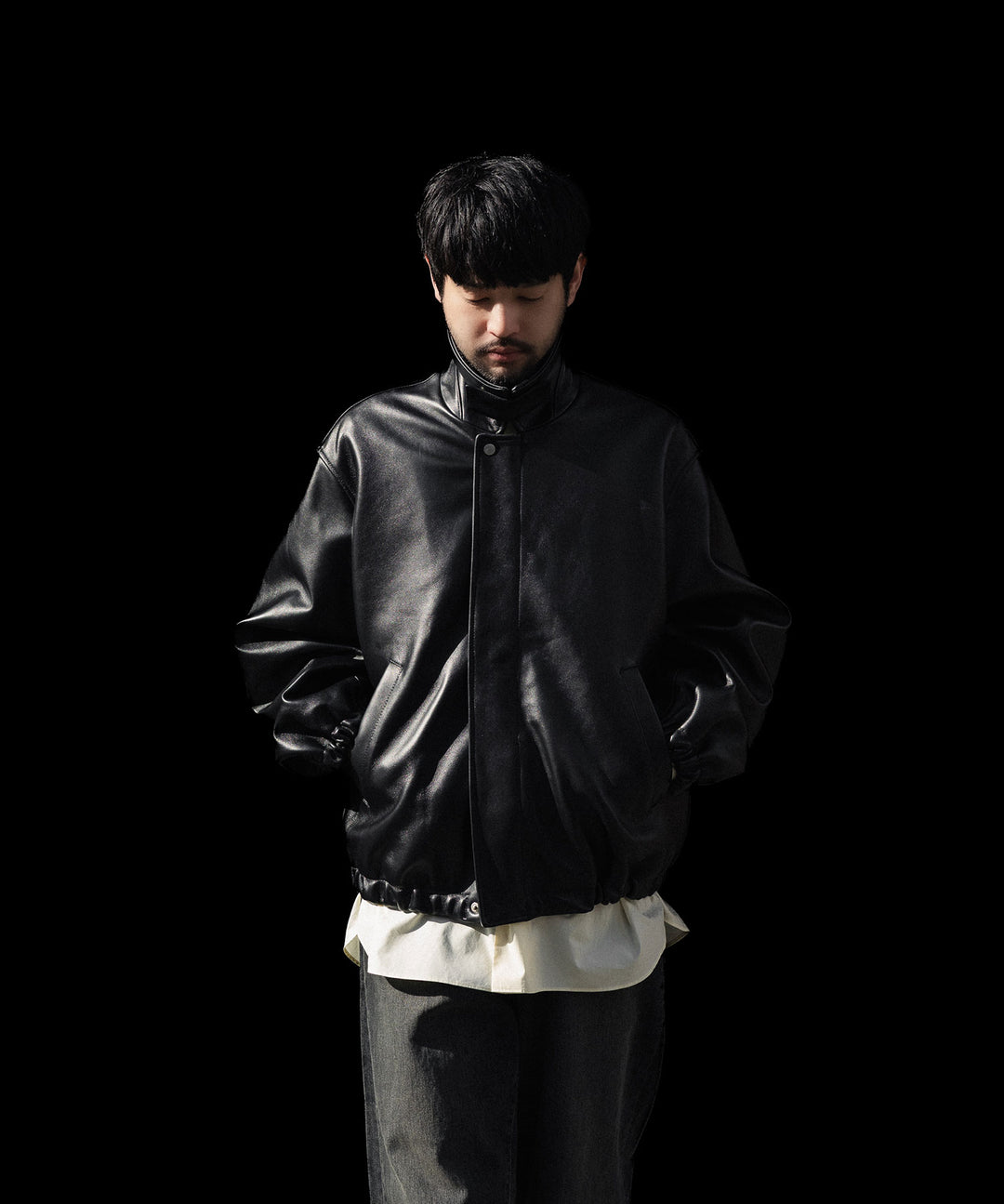 ssstein(シュタイン)のSHEEP LEATHER ZIP SHORT JACKET - BLACKの公式通販サイトsession福岡セレクトショップ