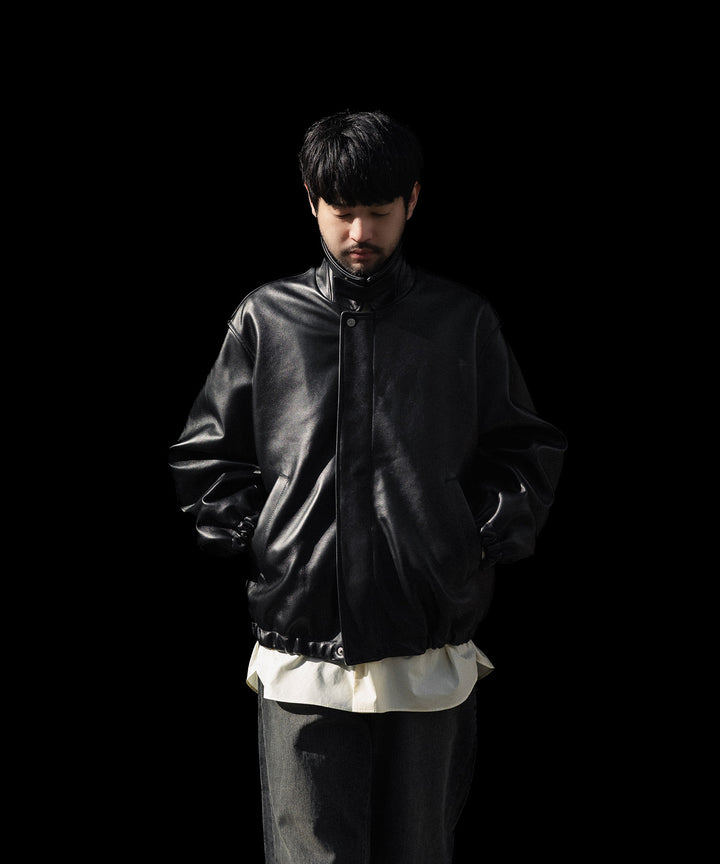ssstein(シュタイン)のSHEEP LEATHER ZIP SHORT JACKET - BLACKの公式通販サイトsession福岡セレクトショップ