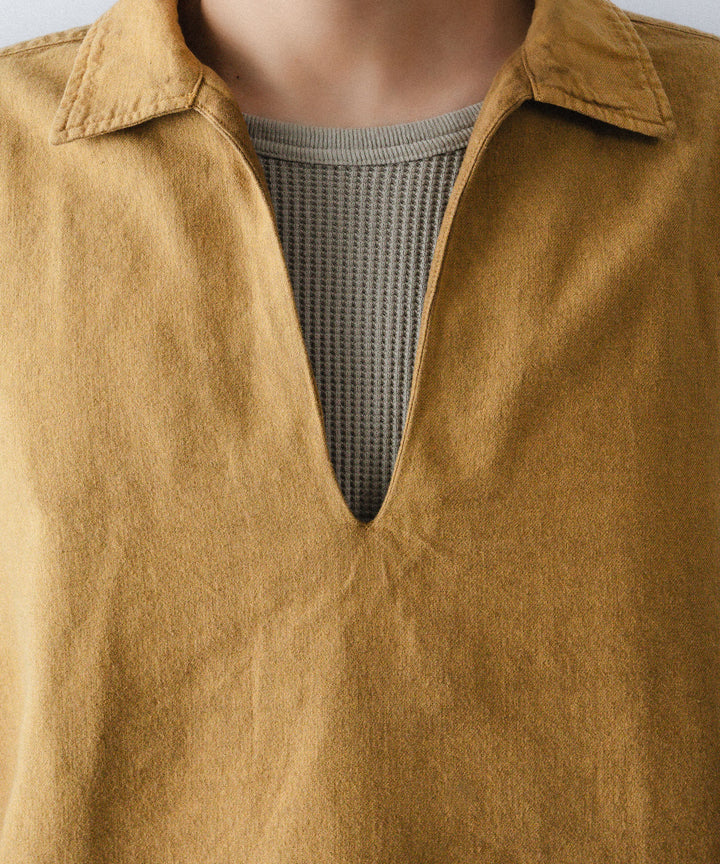 concause-コンコースのSKIPPER SHIRT(SOLID)のCAMEL公式通販サイトsession福岡セレクトショップ