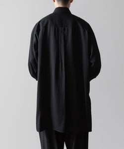  ANTHEM Aアンセムエー のVISCOSE TWILL SHAPE LINE SHIRT - BLACKの公式通販サイトsession福岡セレクトショップ