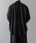 画像をギャラリービューアに読み込む, KANEMASA PHIL. カネマサフィルの36G IDEAL WOOL STRIPE SHIRT - BLACK SPの公式通販サイトsession福岡セレクトショップ
