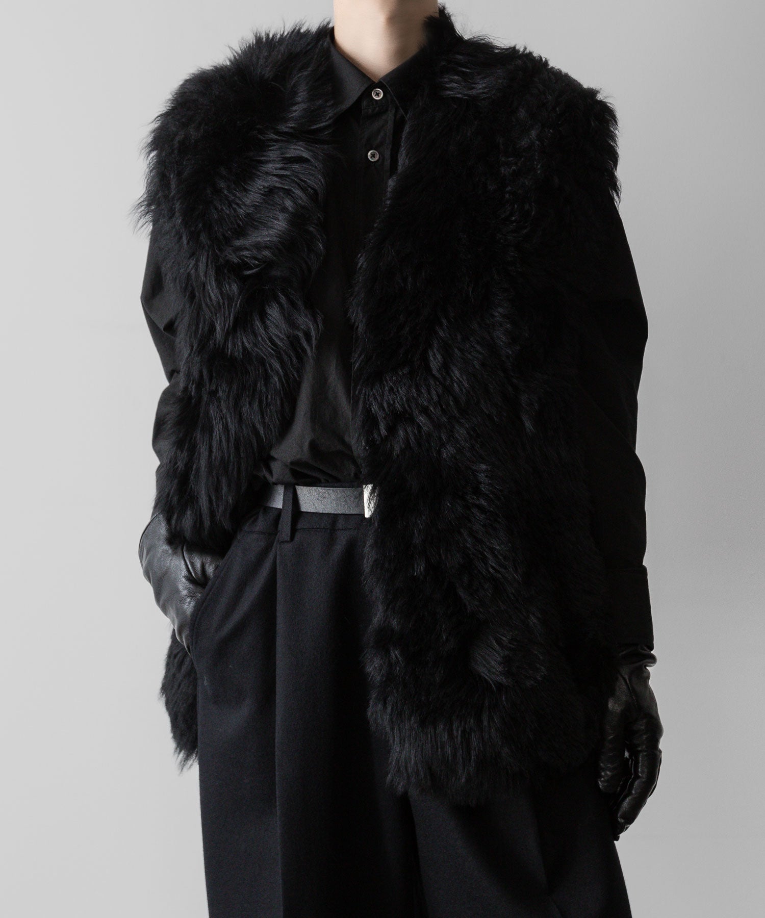 ssstein(シュタイン)の24AWコレクション SHEEP FUR VEST - BLACK 公式通販サイトsession福岡セレクトショップ