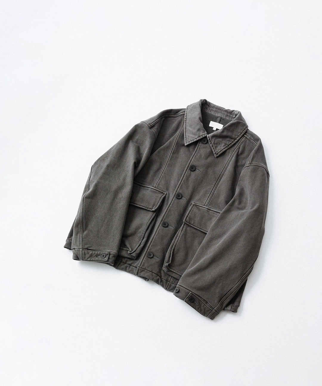 KANEMASA PHIL. カネマサフフィル36G FINE SWEAT WORK JACKETのCHARCOAL PIGMENT公式通販サイトsession福岡セレクトショップ