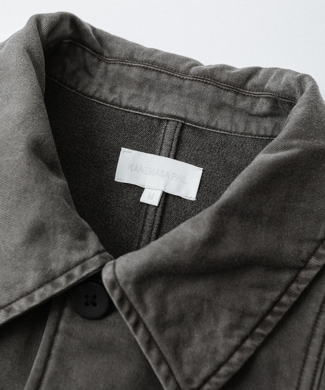 KANEMASA PHIL. カネマサフフィル36G FINE SWEAT WORK JACKETのCHARCOAL PIGMENT公式通販サイトsession福岡セレクトショップ