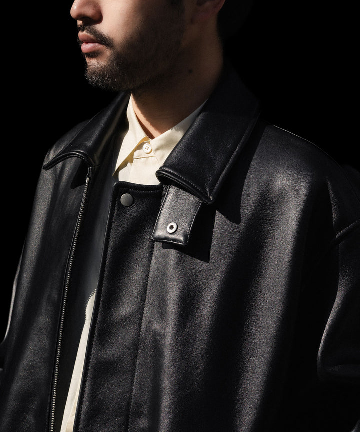 ssstein(シュタイン)のSHEEP LEATHER ZIP SHORT JACKET - BLACKの公式通販サイトsession福岡セレクトショップ