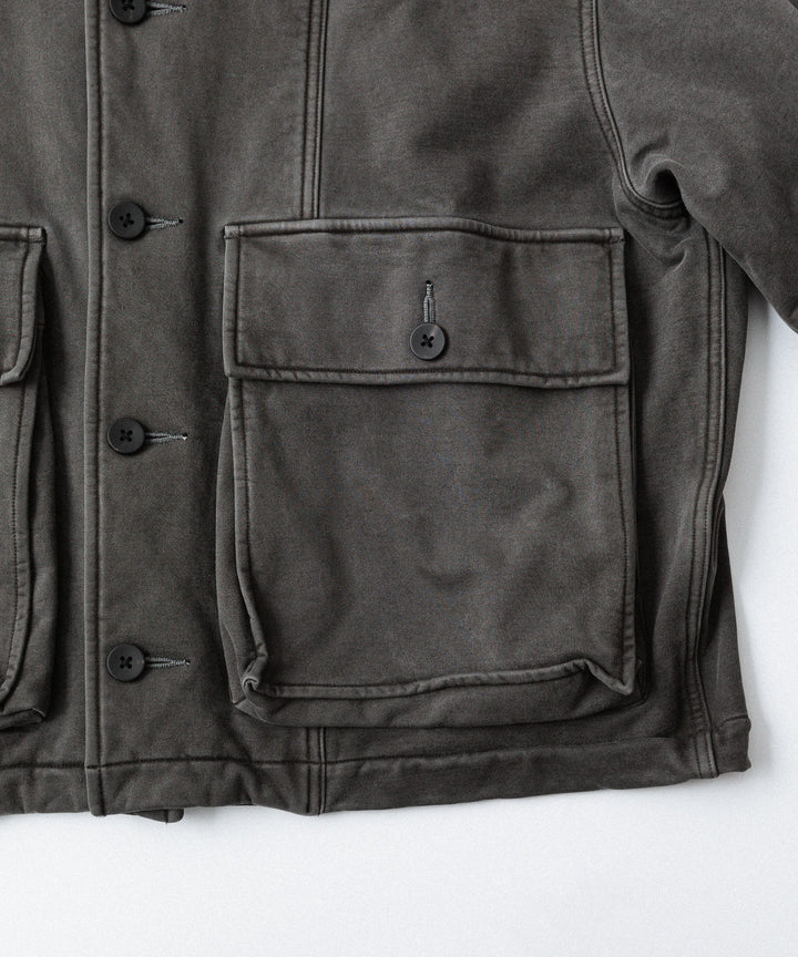 KANEMASA PHIL. カネマサフフィル36G FINE SWEAT WORK JACKETのCHARCOAL PIGMENT公式通販サイトsession福岡セレクトショップ