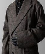 画像をギャラリービューアに読み込む, ssstein(シュタイン)の24AWコレクション OVERSIZED MAXI-LENGTH PEAKED LAPEL COAT - GLEN CHECK 公式通販サイトsession福岡セレクトショップ
