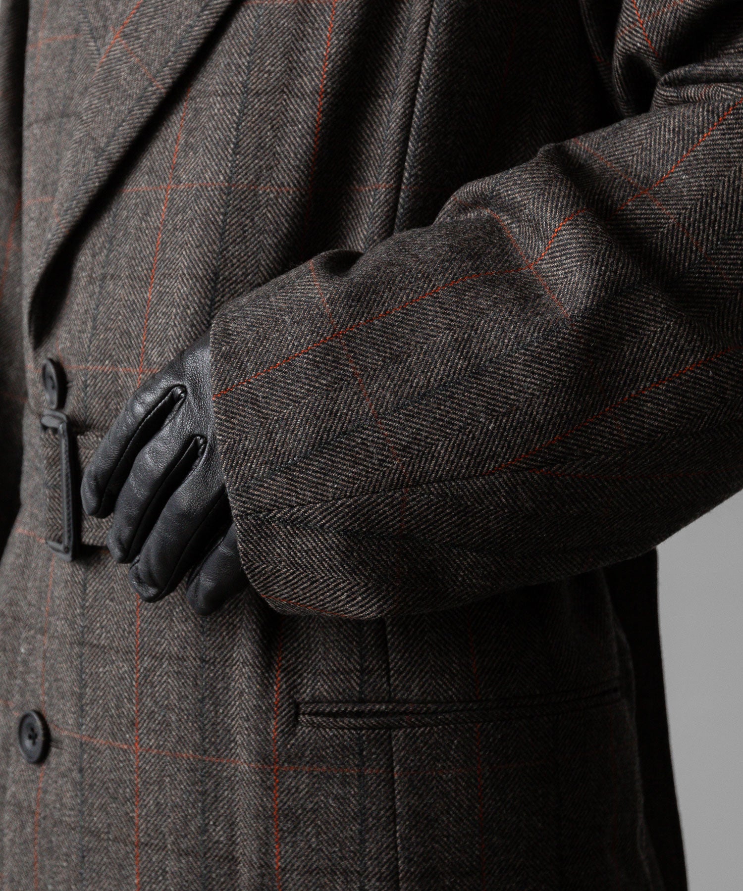 ssstein(シュタイン)の24AWコレクション OVERSIZED MAXI-LENGTH PEAKED LAPEL COAT - GLEN CHECK 公式通販サイトsession福岡セレクトショップ