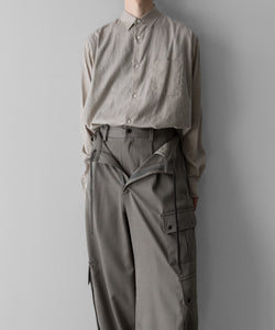 ssstein(シュタイン)のCARGO POCKET WIDE EASY TROUSERS - TAUPE BEIGEの公式通販サイトsession福岡セレクトショップ