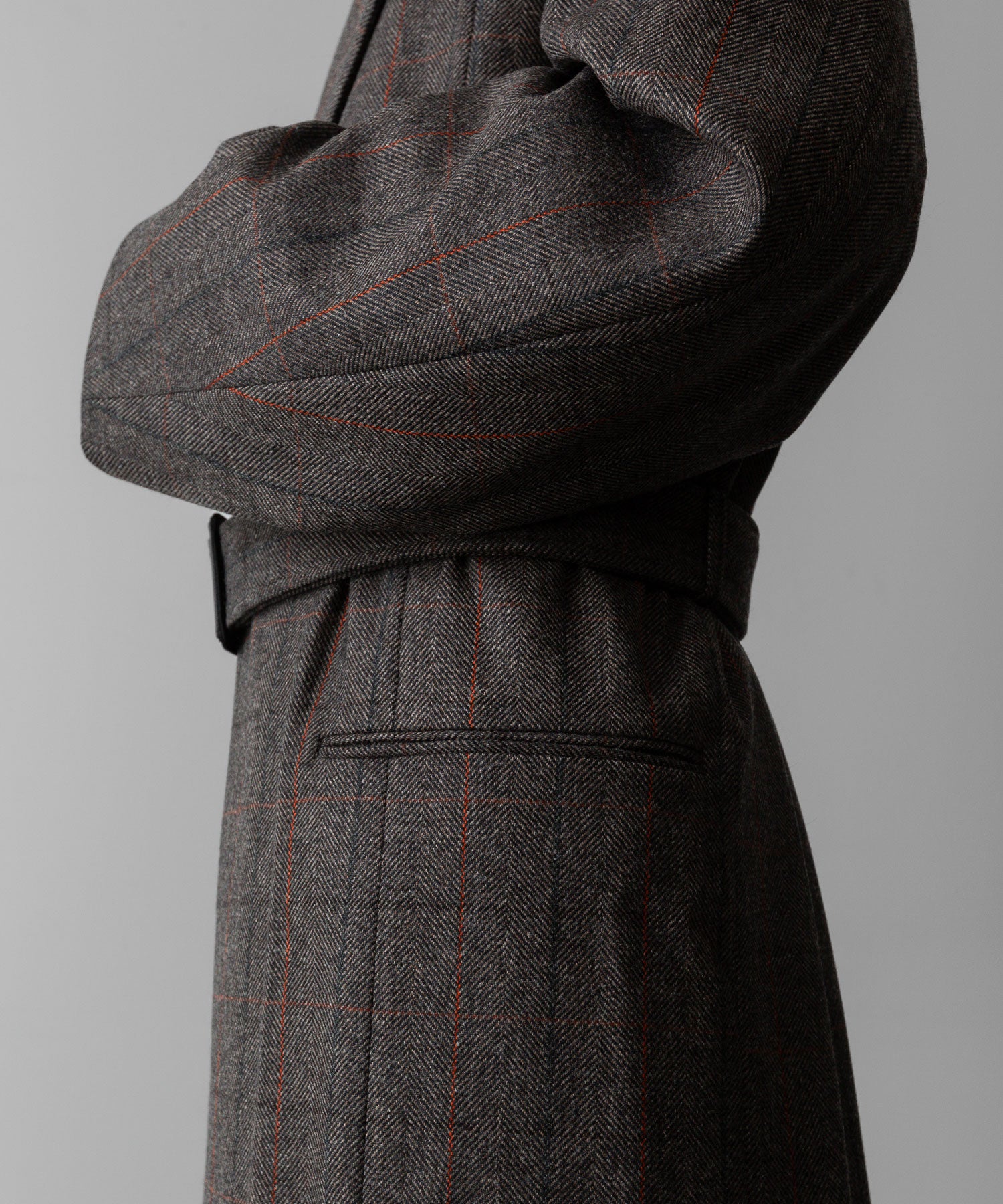 ssstein(シュタイン)の24AWコレクション OVERSIZED MAXI-LENGTH PEAKED LAPEL COAT - GLEN CHECK 公式通販サイトsession福岡セレクトショップ