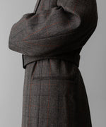 画像をギャラリービューアに読み込む, ssstein(シュタイン)の24AWコレクション OVERSIZED MAXI-LENGTH PEAKED LAPEL COAT - GLEN CHECK 公式通販サイトsession福岡セレクトショップ
