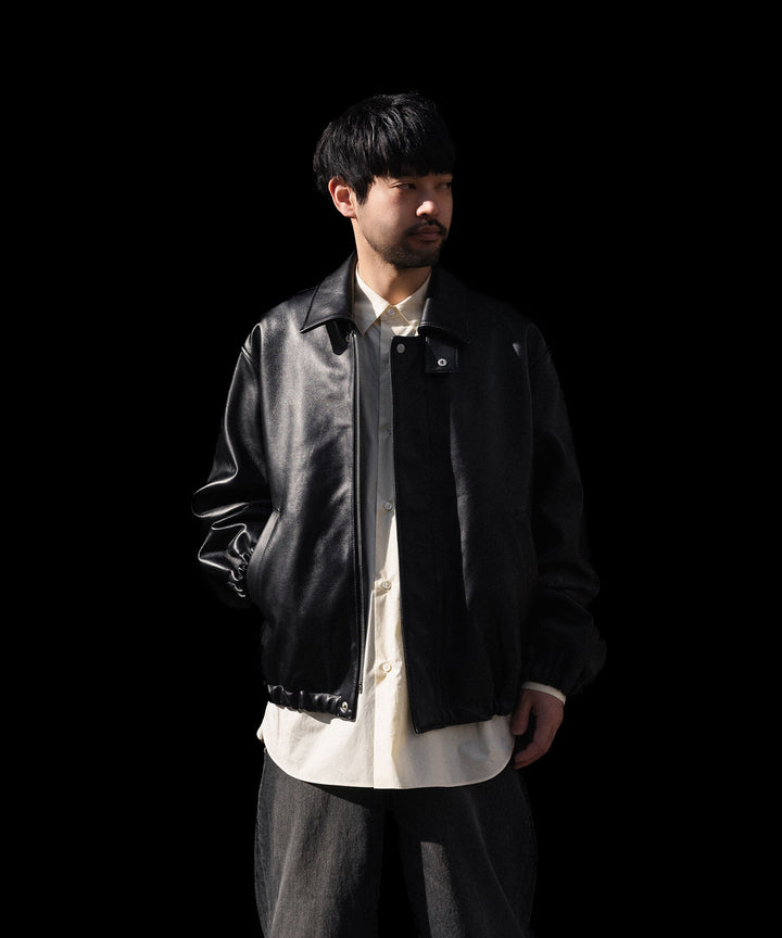 ssstein(シュタイン)のSHEEP LEATHER ZIP SHORT JACKET - BLACKの公式通販サイトsession福岡セレクトショップ