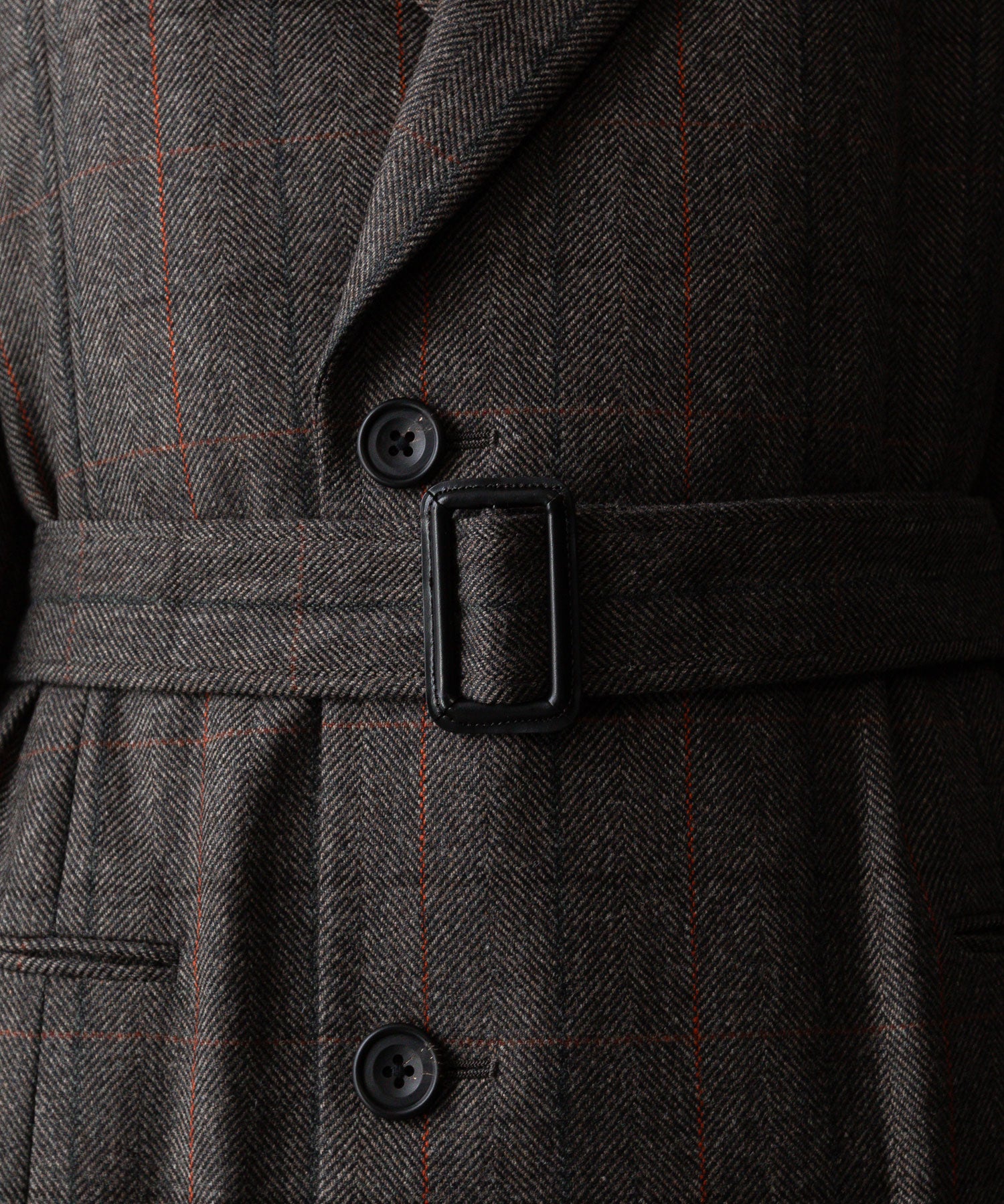 ssstein(シュタイン)の24AWコレクション OVERSIZED MAXI-LENGTH PEAKED LAPEL COAT - GLEN CHECK 公式通販サイトsession福岡セレクトショップ